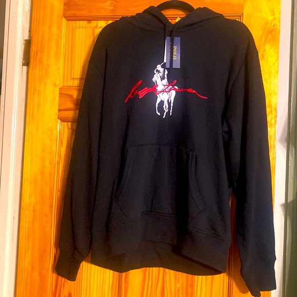 Polo Ralph Lauren Other - Polo Ralph Lauren classic men’s black hoodie size large